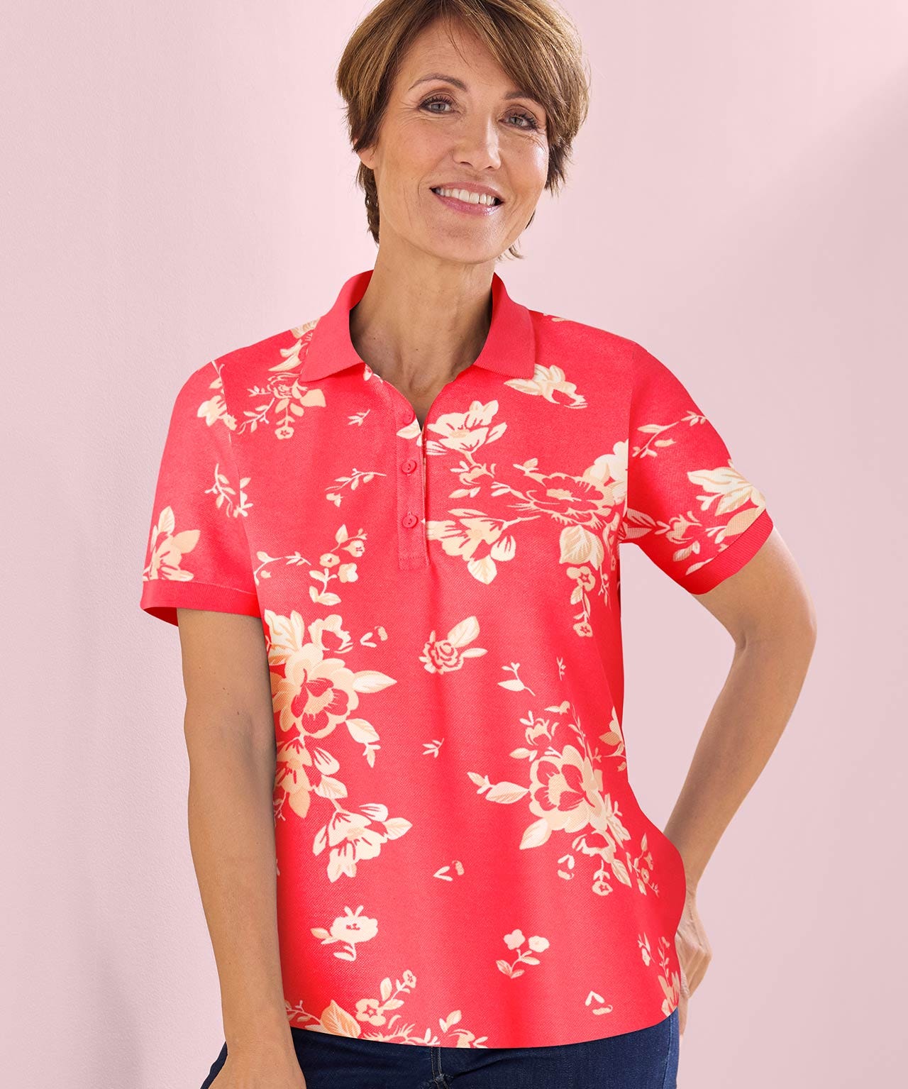 Short Sleeved Piqué Polo
