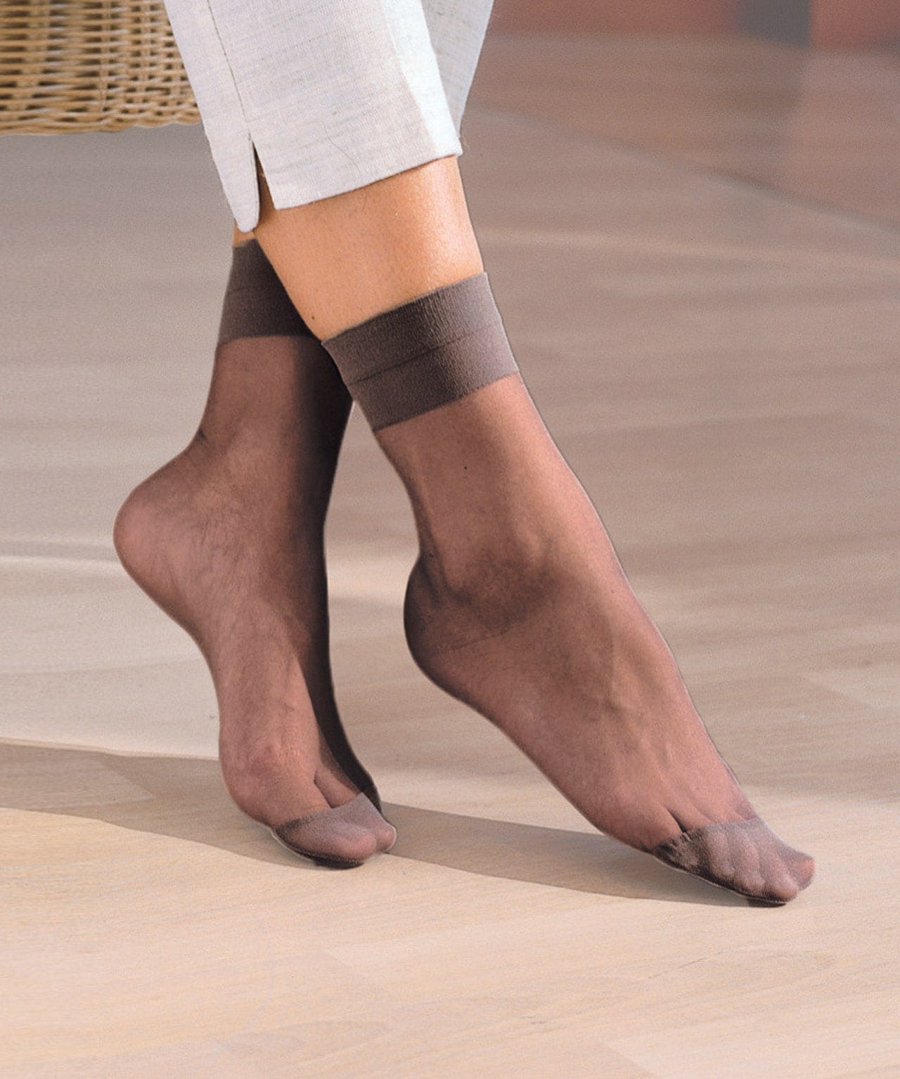 Pack of 6 Stretch Ankle Socks