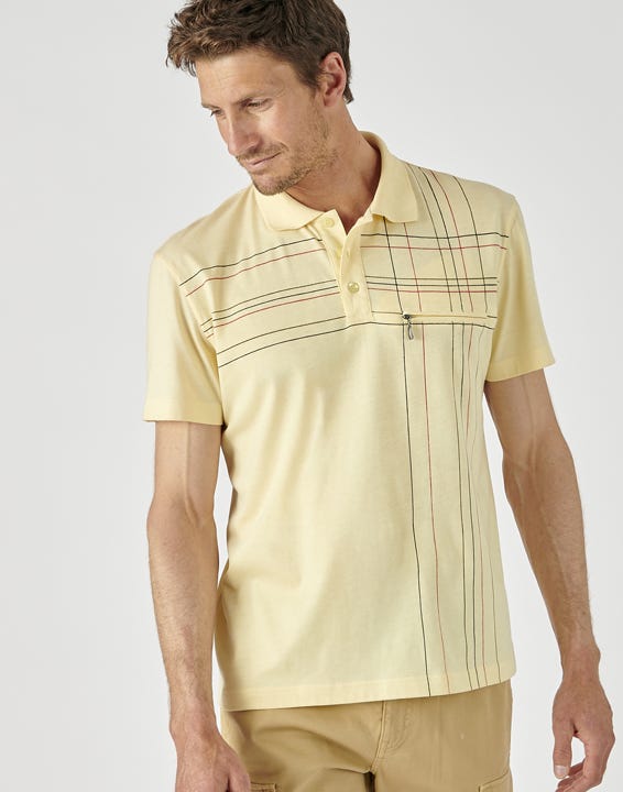 Zip Detail Polo