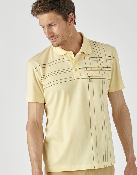 Zip Detail Polo