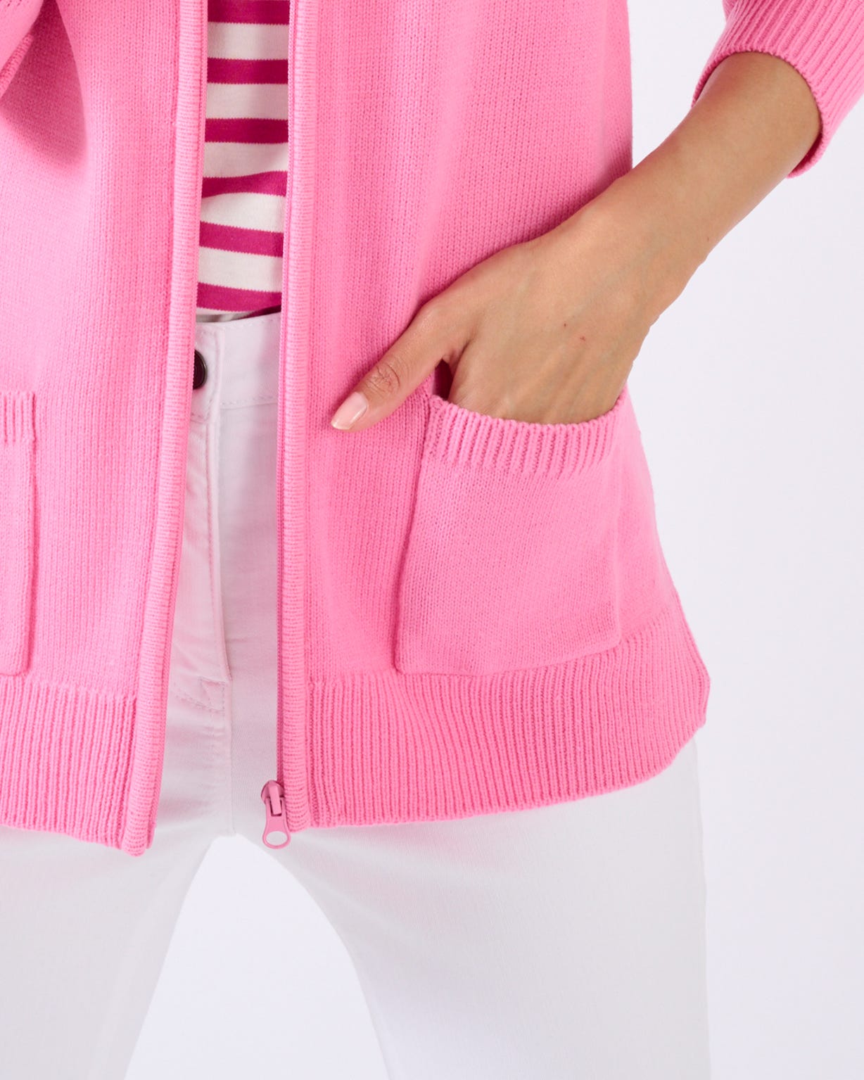 Zipped Cardigan