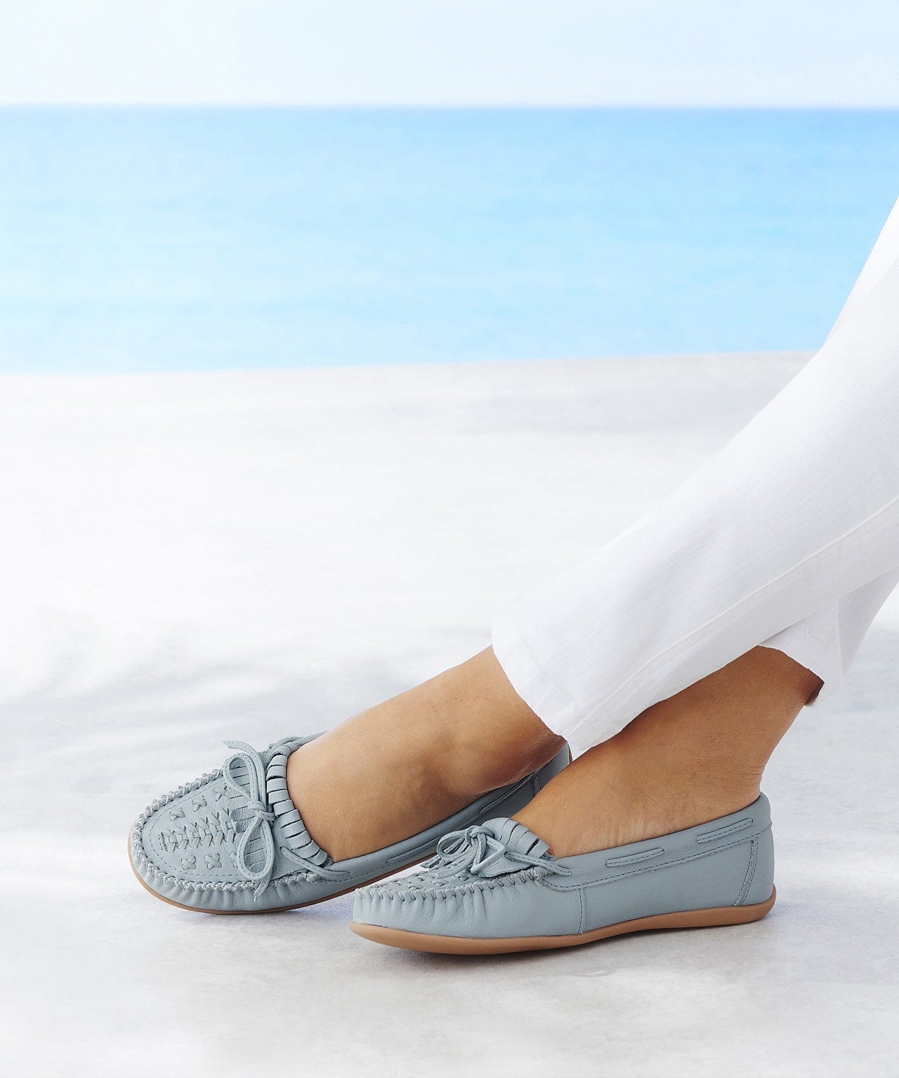 Damart Flexible Bow-trim Moccasin