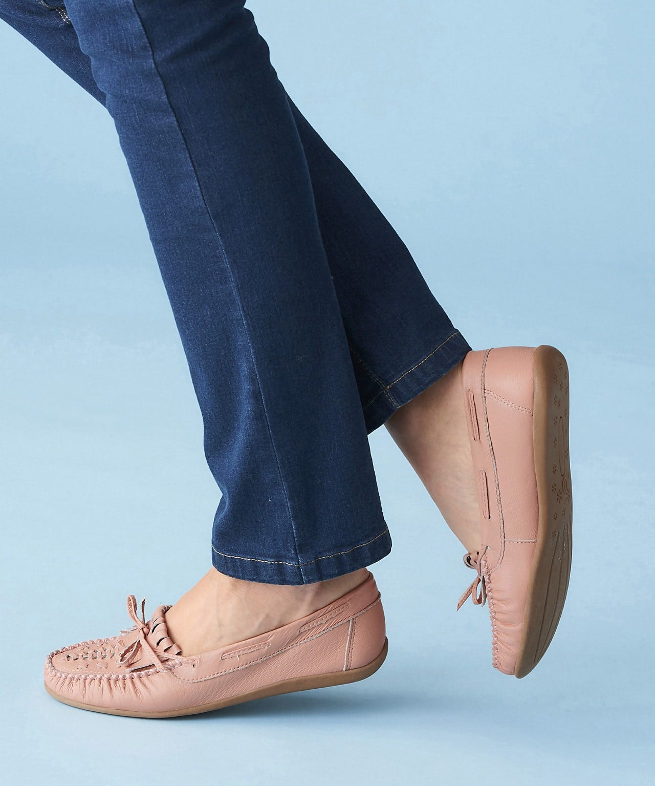 Damart Flexible Bow-trim Moccasin