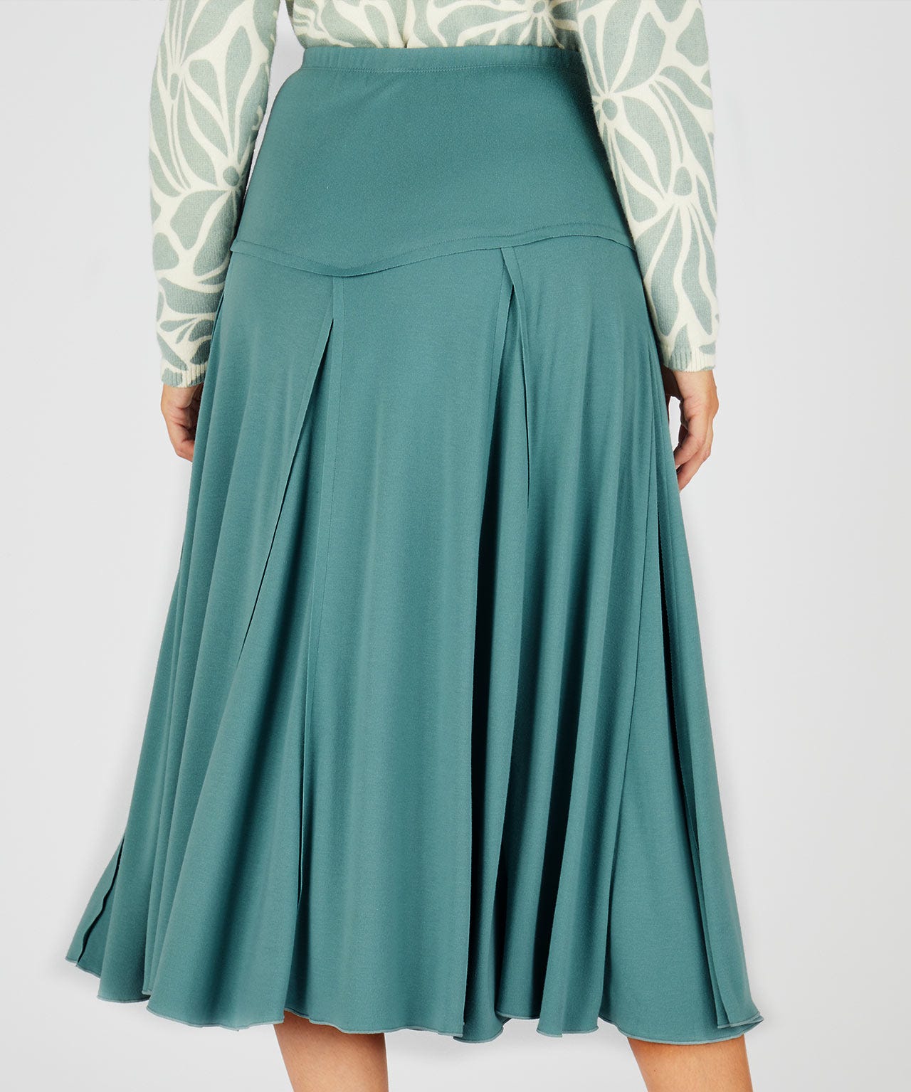 Jersey Panelled Skirt