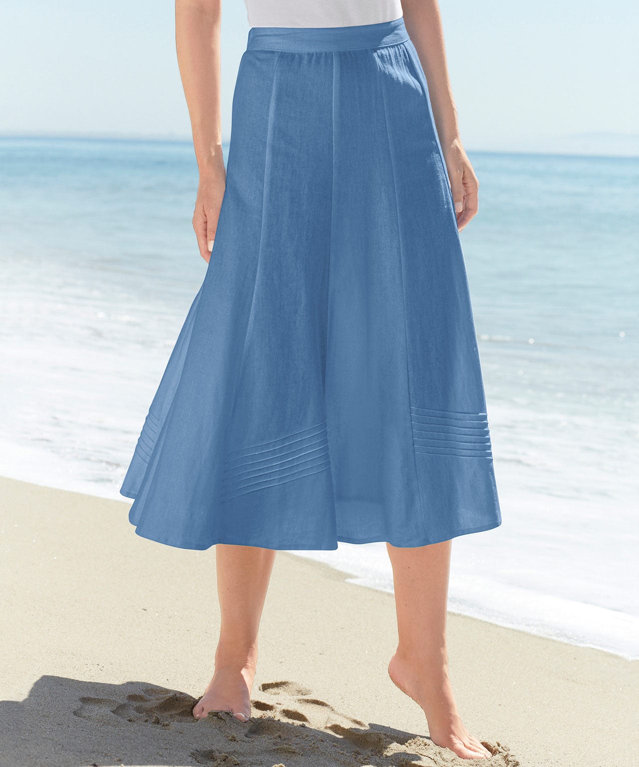Linen Rich Skirt