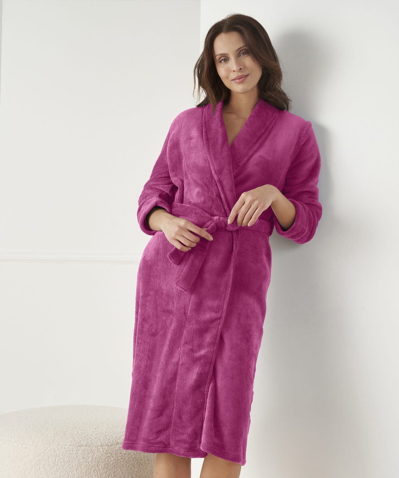 Thermolactyl Fleece Wrap Gown 