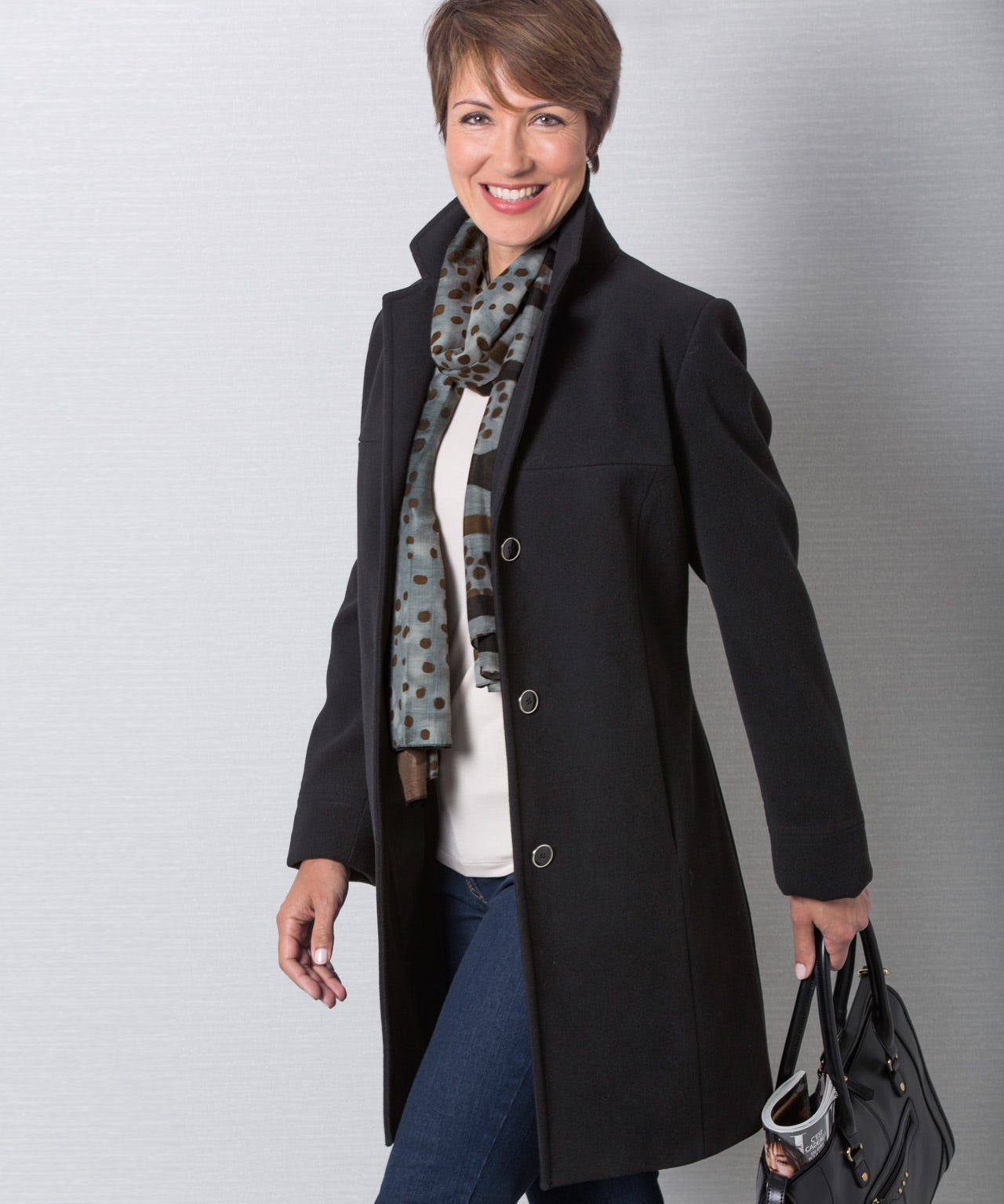 Tailored Collar Coat