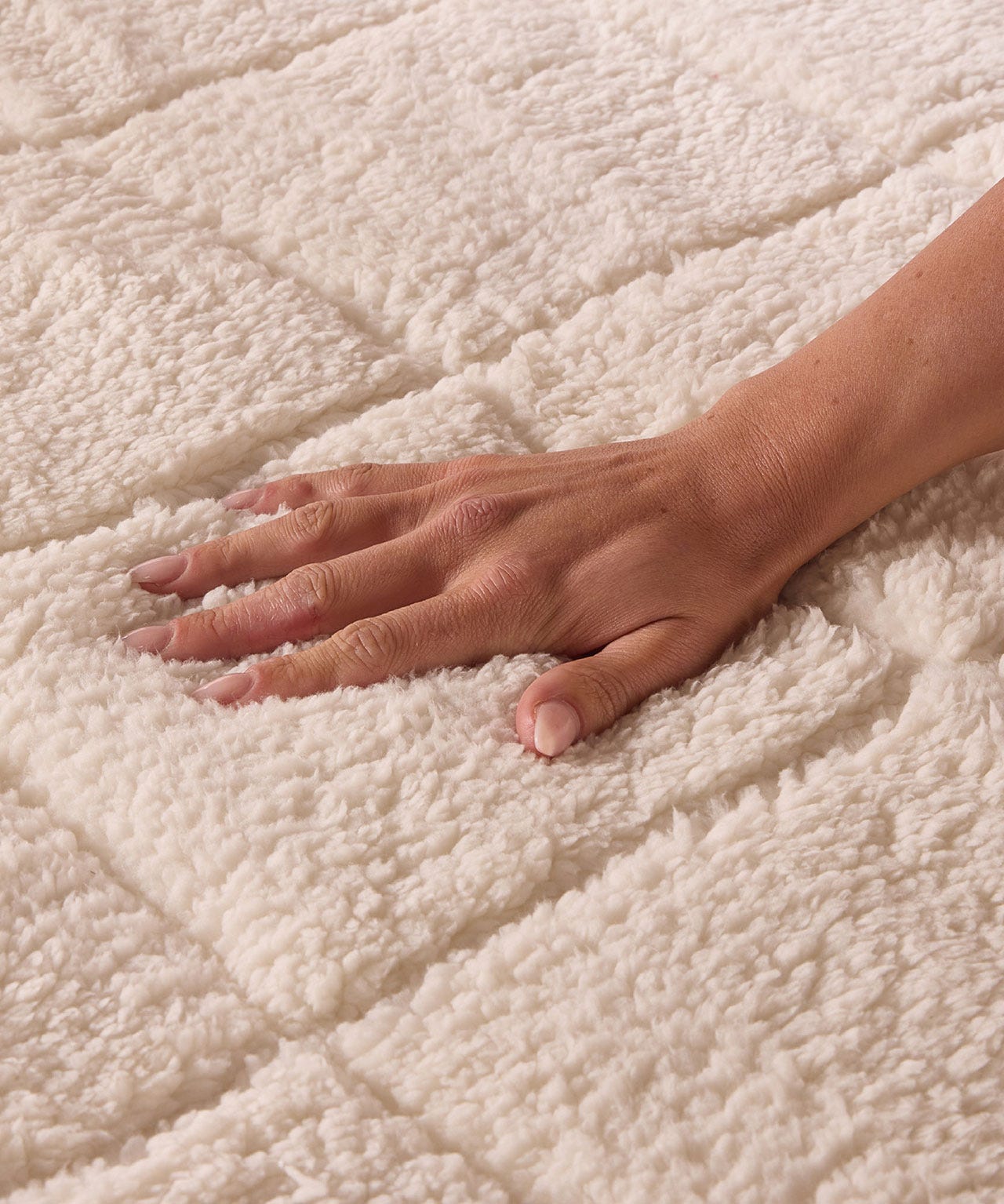 Faux Lambswool Topper