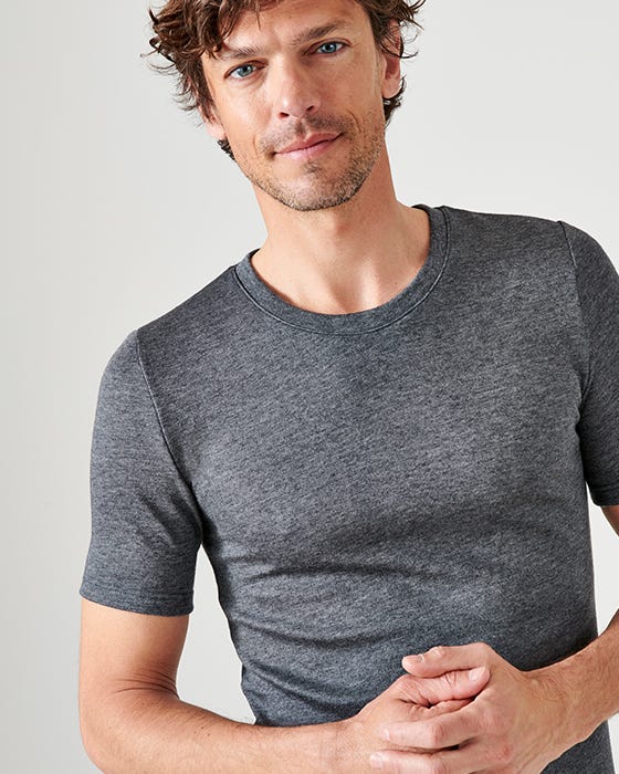 Thermal Medium Warmth Round Neck T-shirt