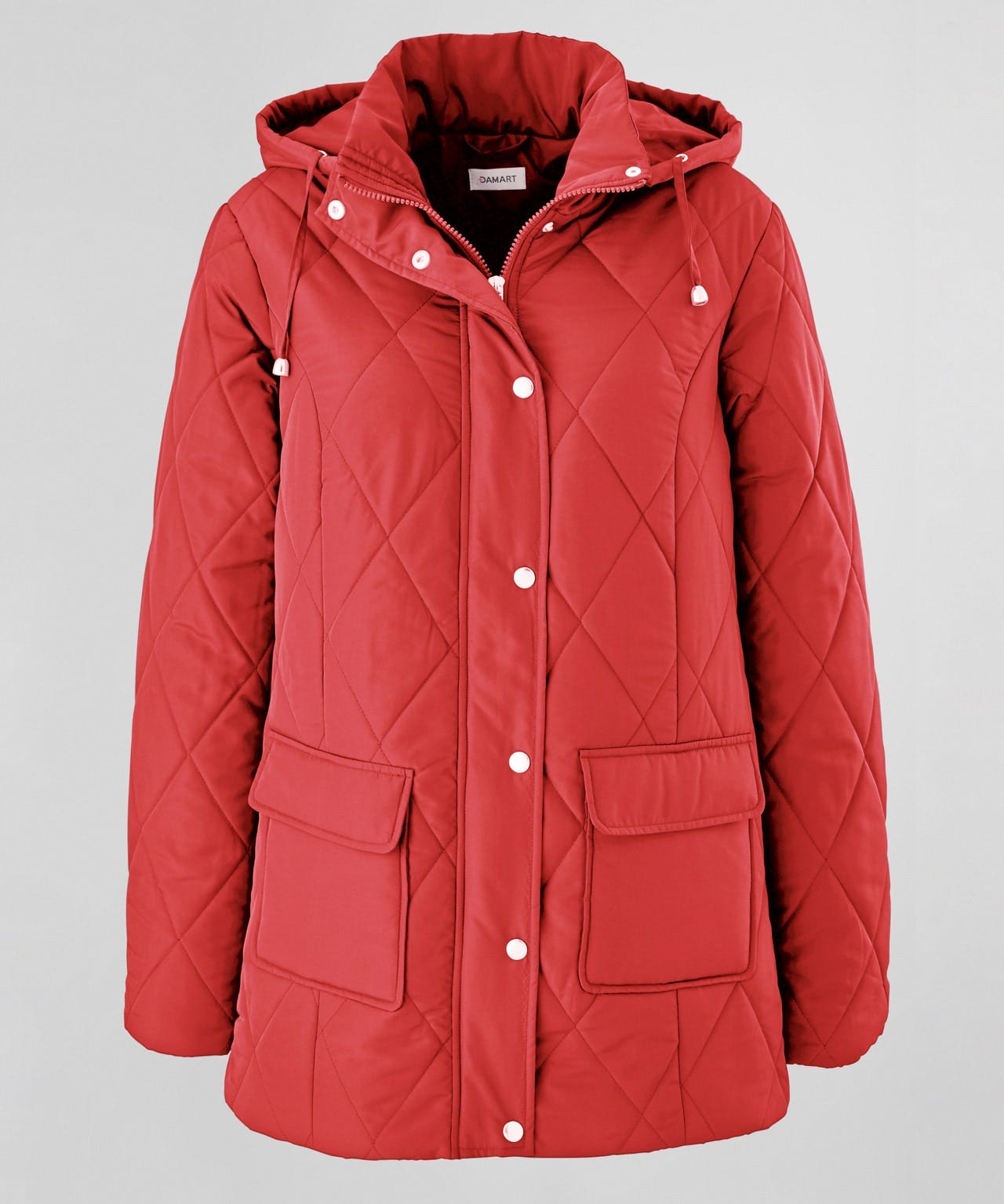 Showerproof Quilted Parka with Hood