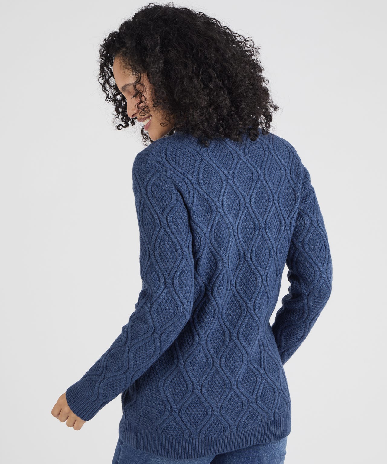 Button-neck Cardigan
