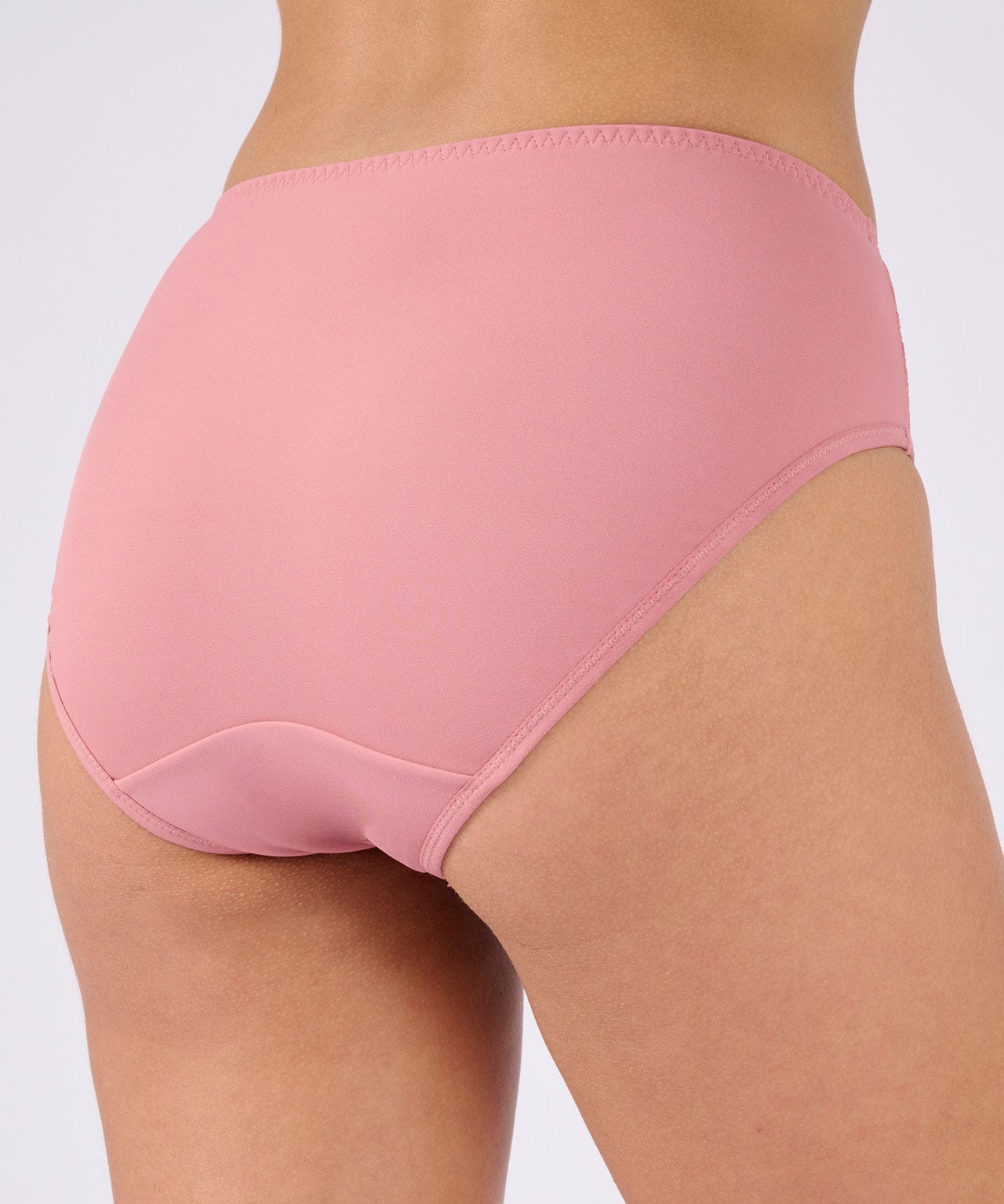 Lace Detail Midi Brief 