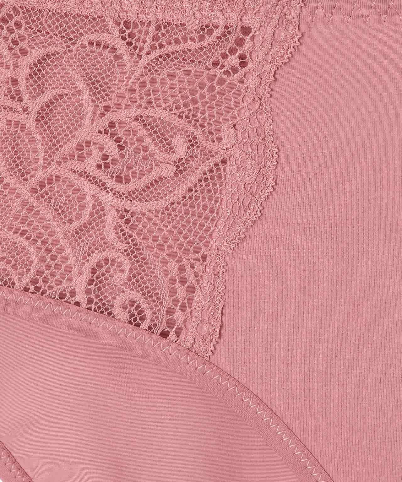 Lace Detail Midi Brief 
