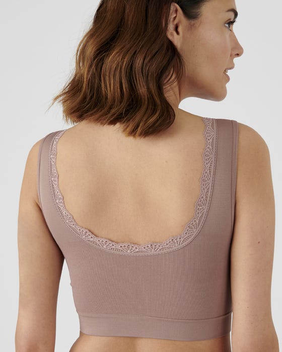 Pack of 2 Lace Neck Crop Tops