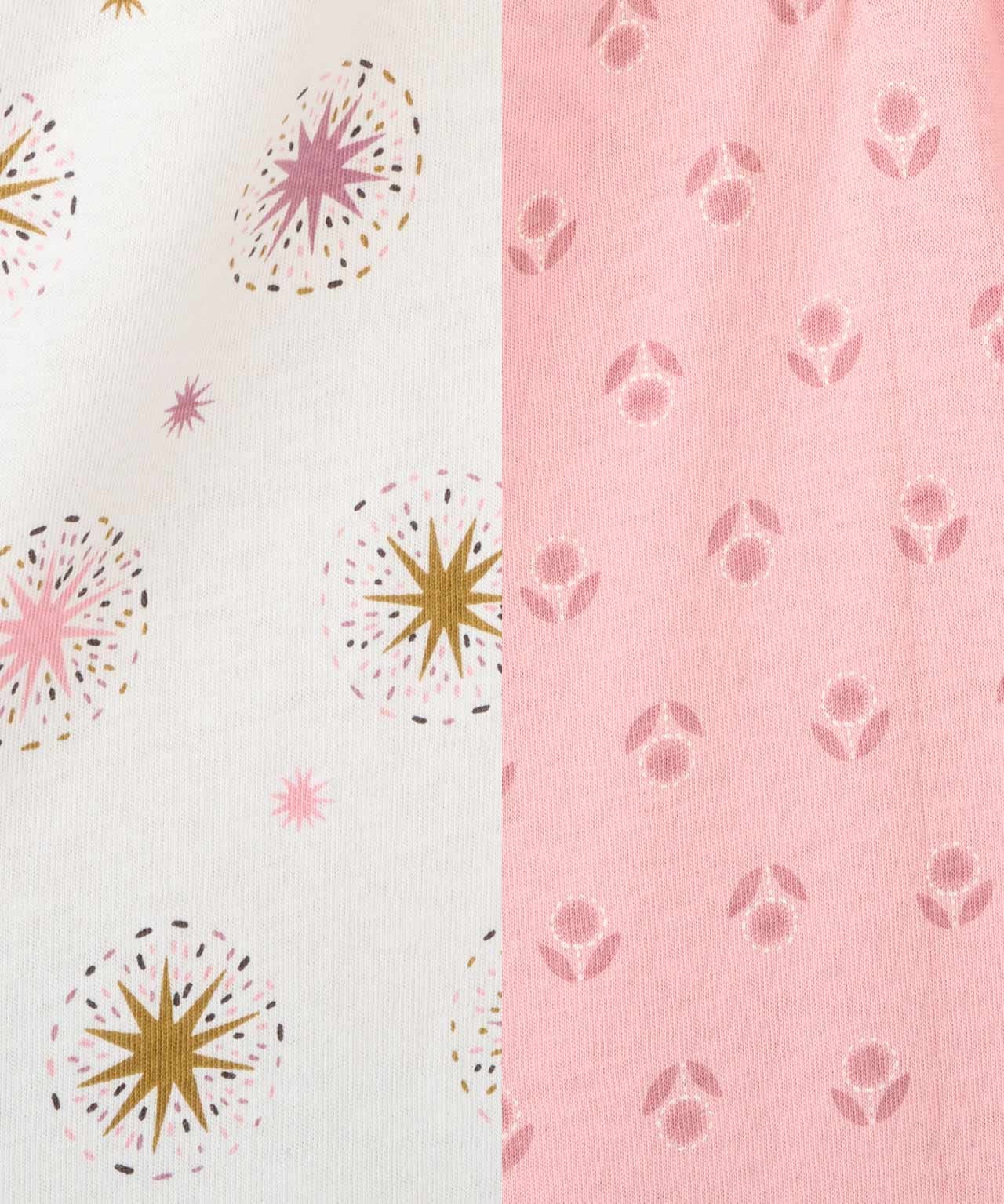 Pack of 2 Combed Cotton Long Sleeve Nightdresses