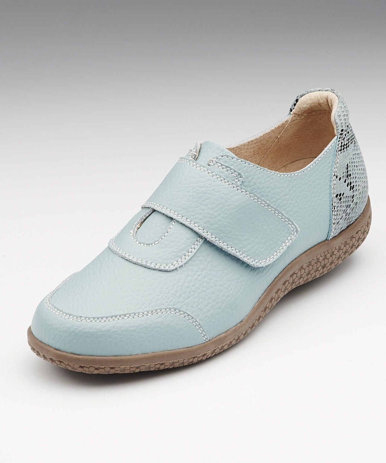 Touch-fasten Leather Shoes