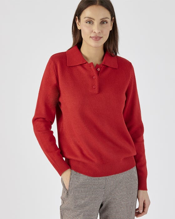 Polo Collar Jumper
