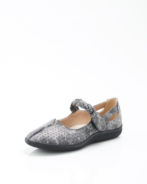 Cushion-walk Touch-fasten Strap Shoe