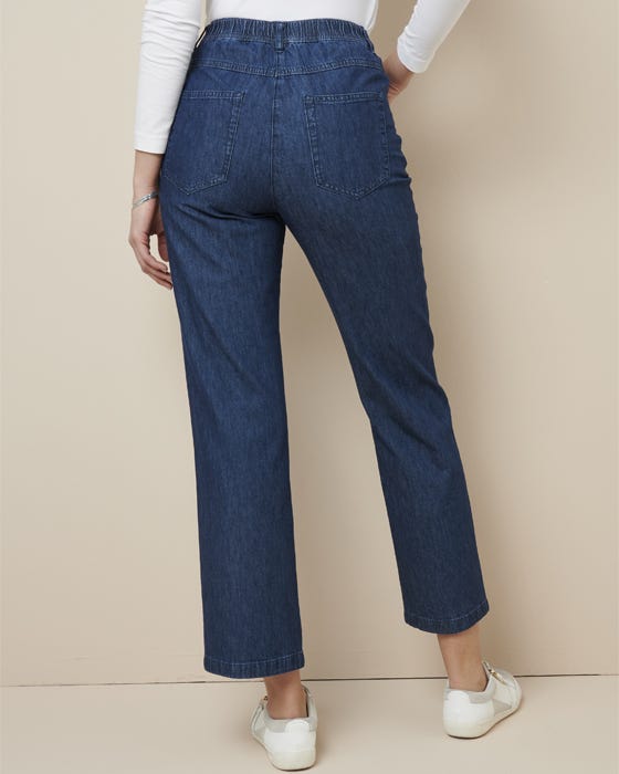 Pull-on Jean Trousers