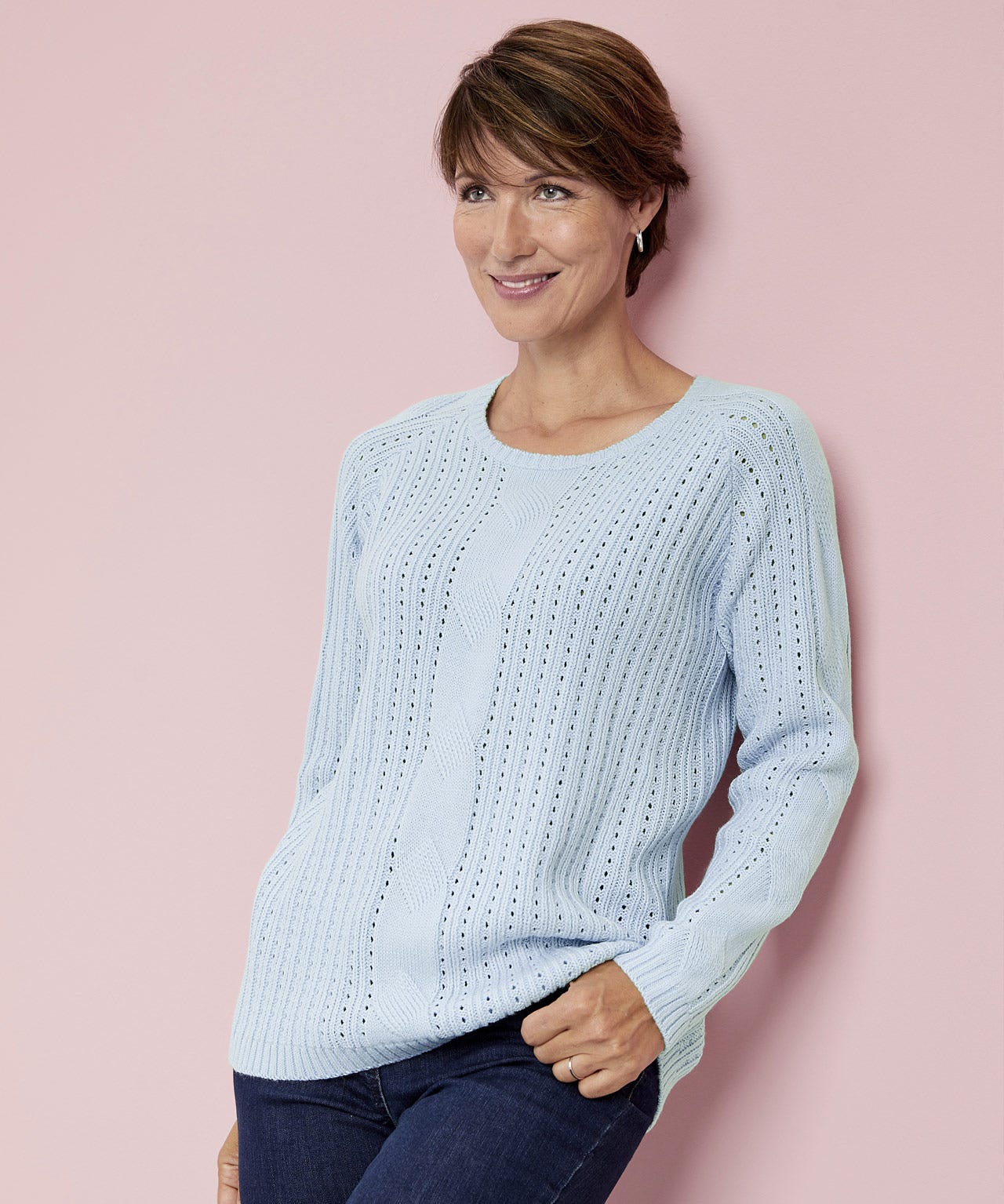 Damart Cable Jumper