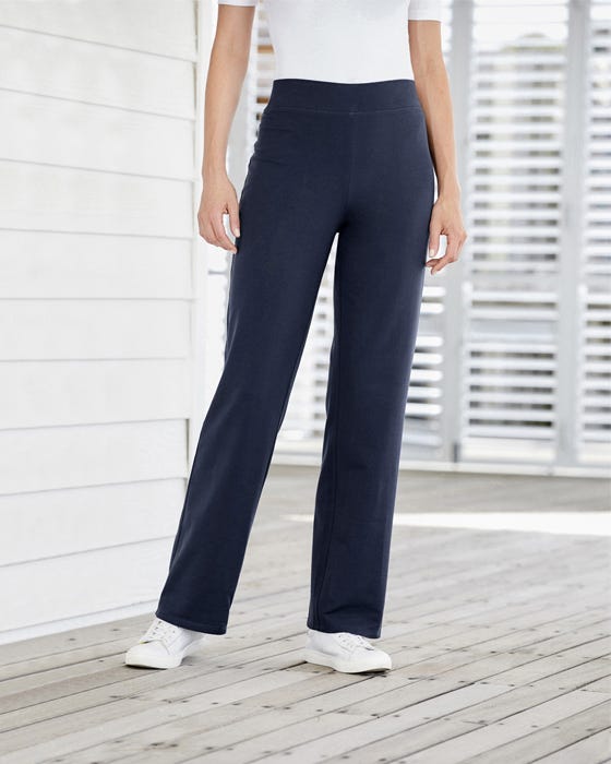 Secret Stretch Pull on wide leg Trouser
