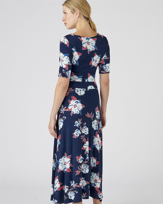 Floral Flared Dress