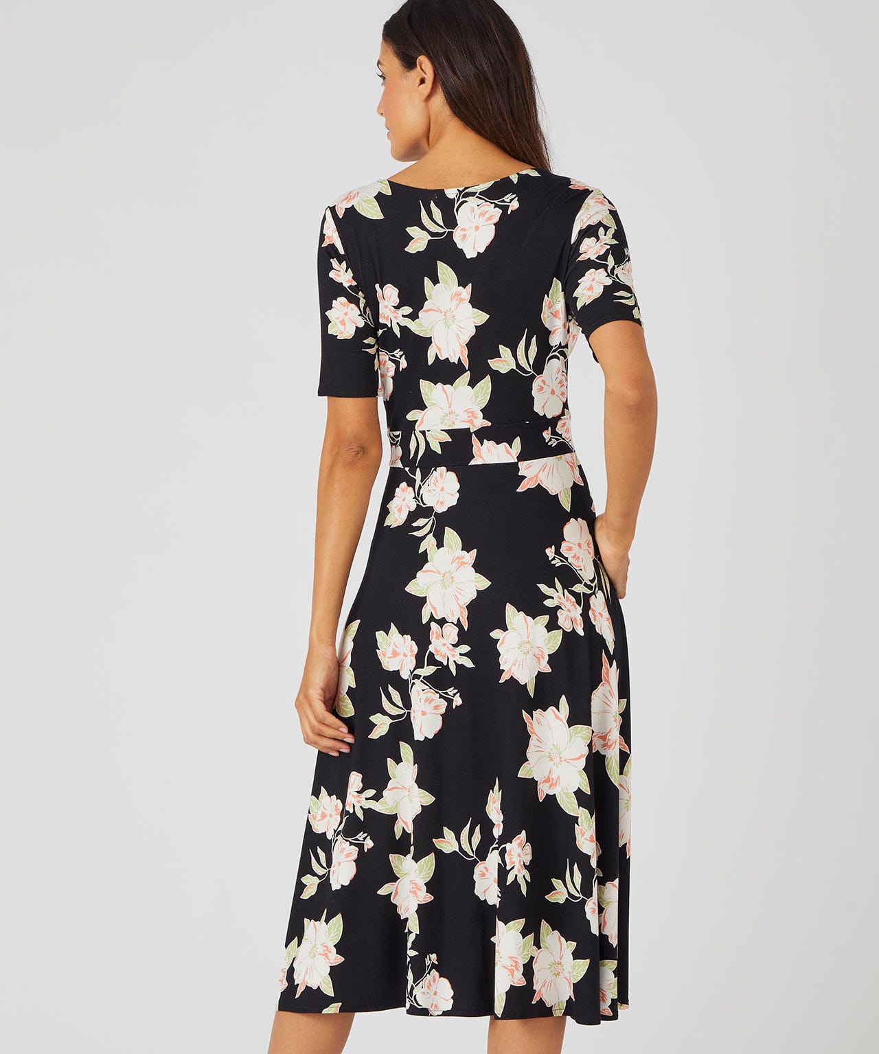 Floral Flared Dress