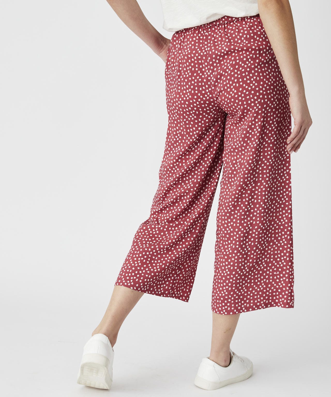 Polka Dot Crop Trousers