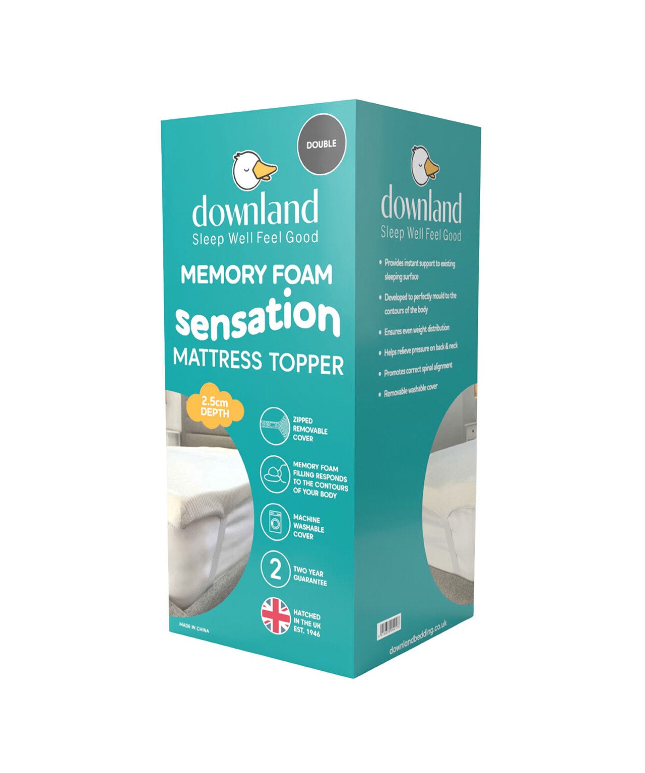 Memory foam topper