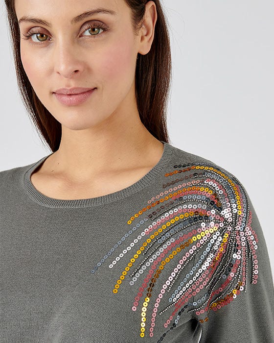 Sequin Detail Jumper