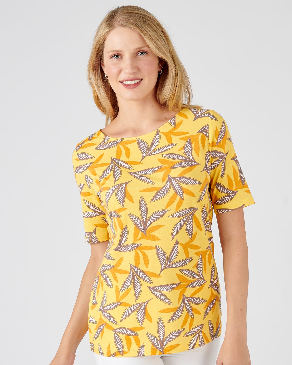 Damart Women's Daffodil Pack Of 2 T-Shirts