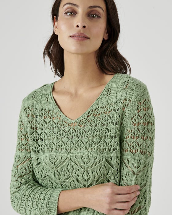 Pointelle Jumper