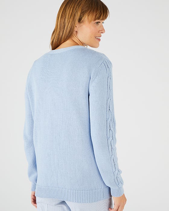 Pointelle Cardigan
