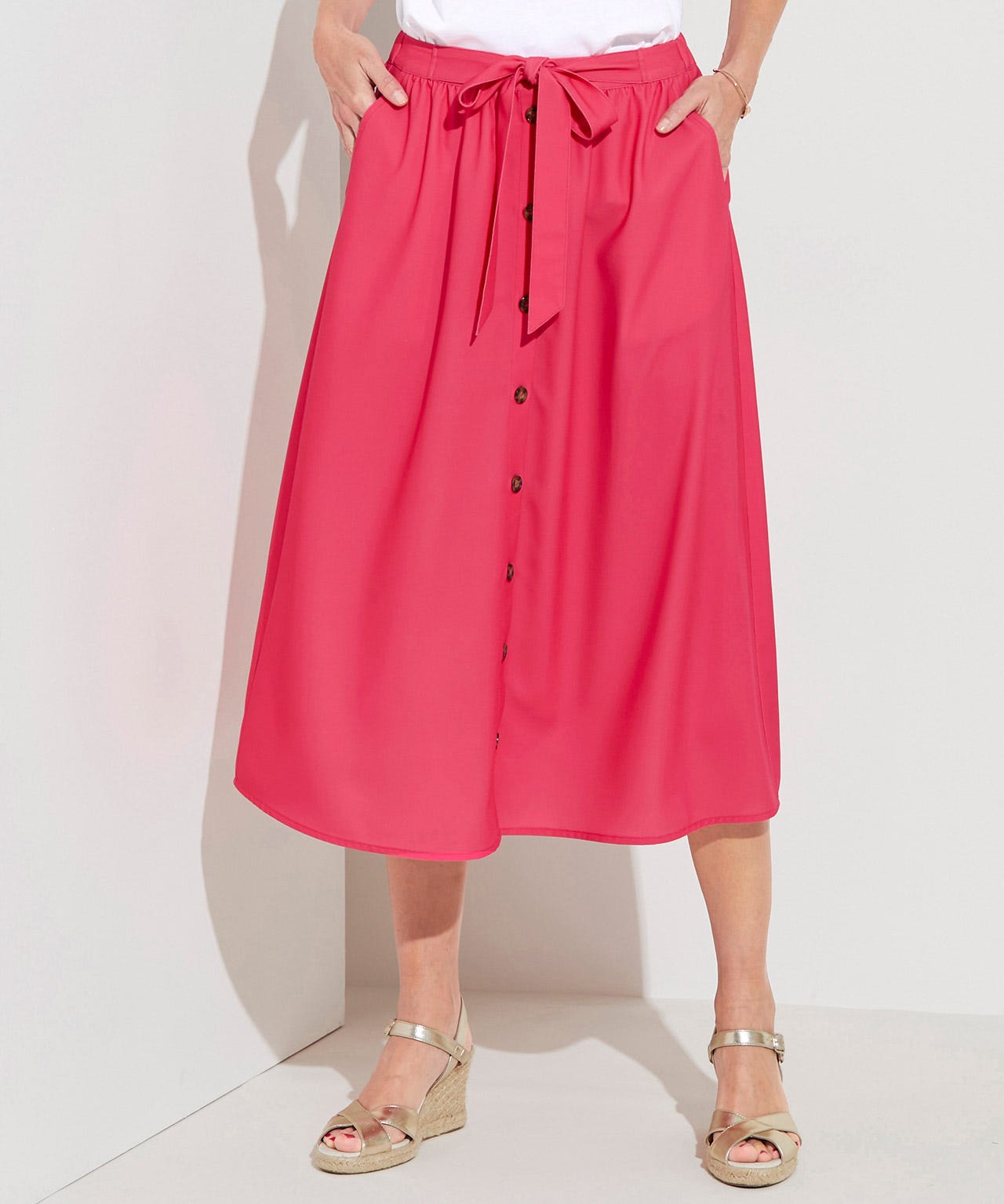 Button-through Skirt