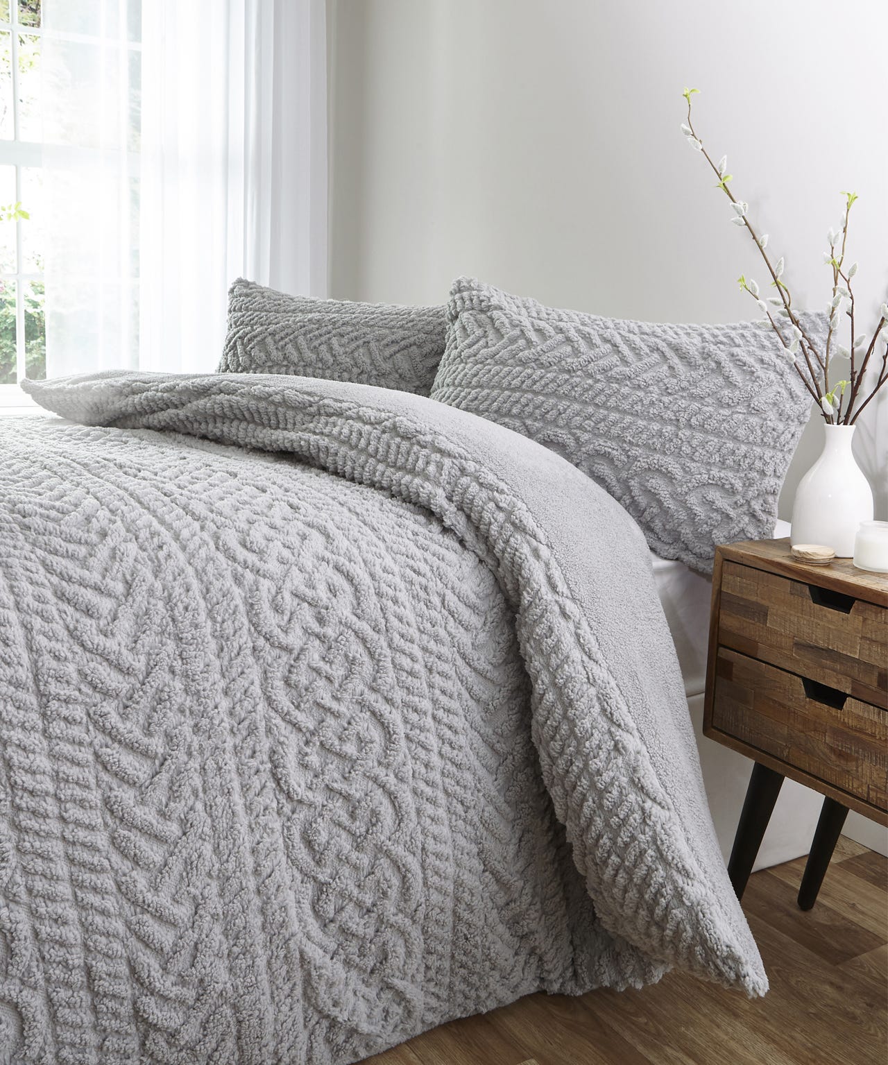 Pinsonic Fleece Duvet Set