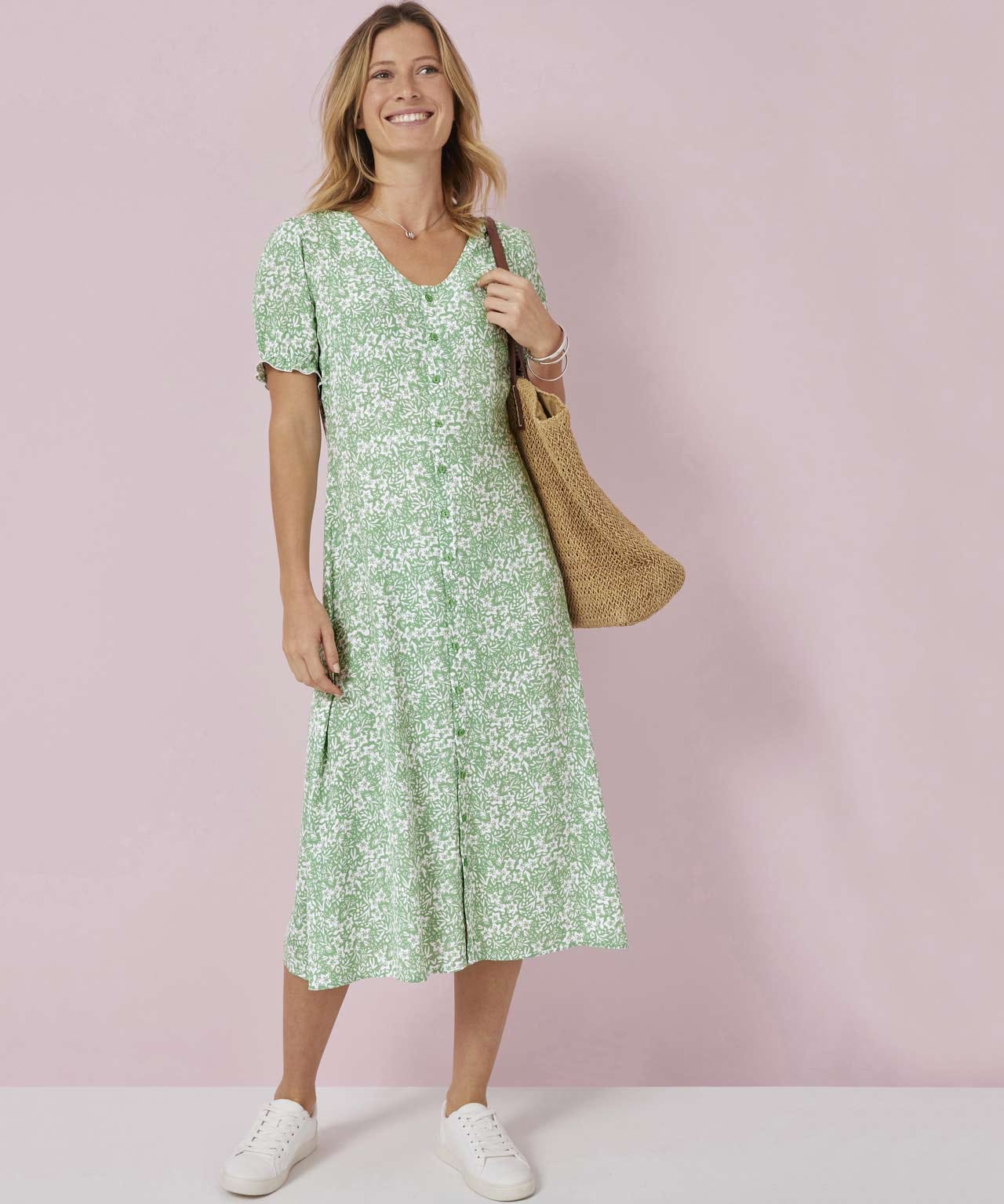 Button-through Dress
