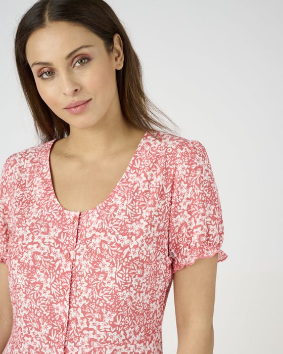 Button-through Dress