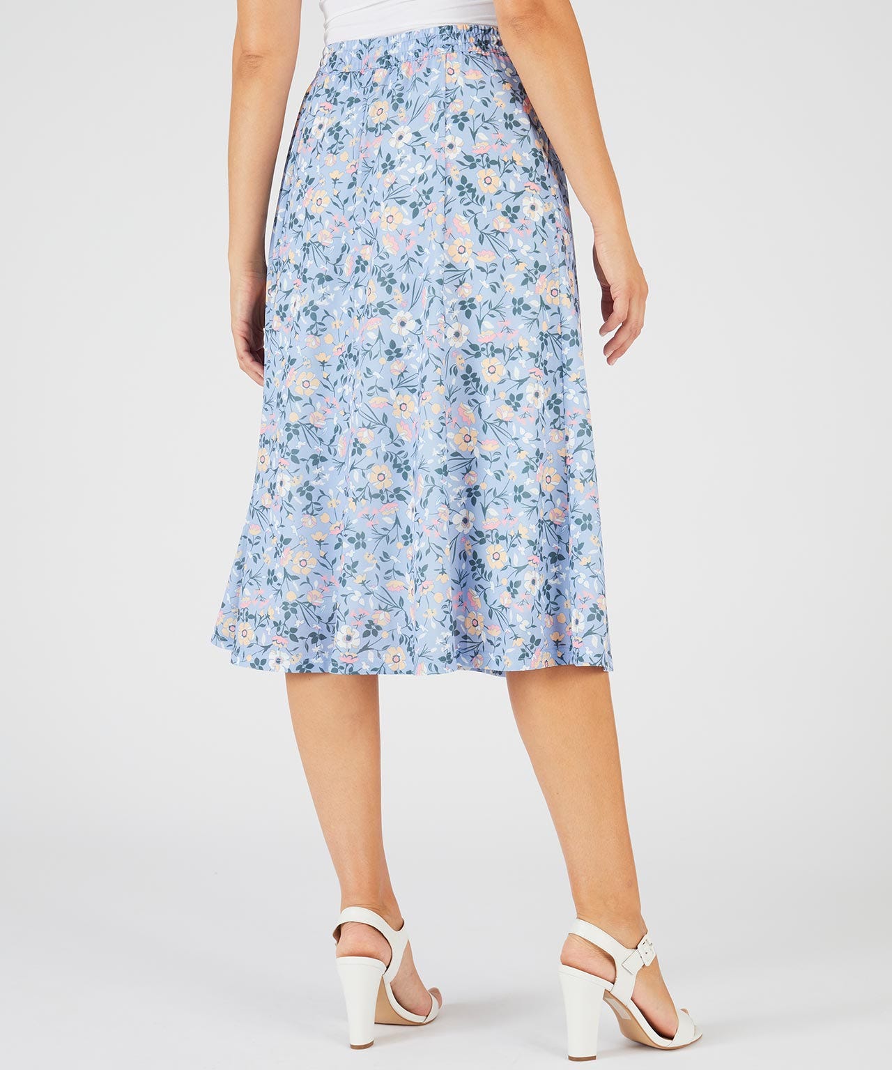 Print Jersey Skirt
