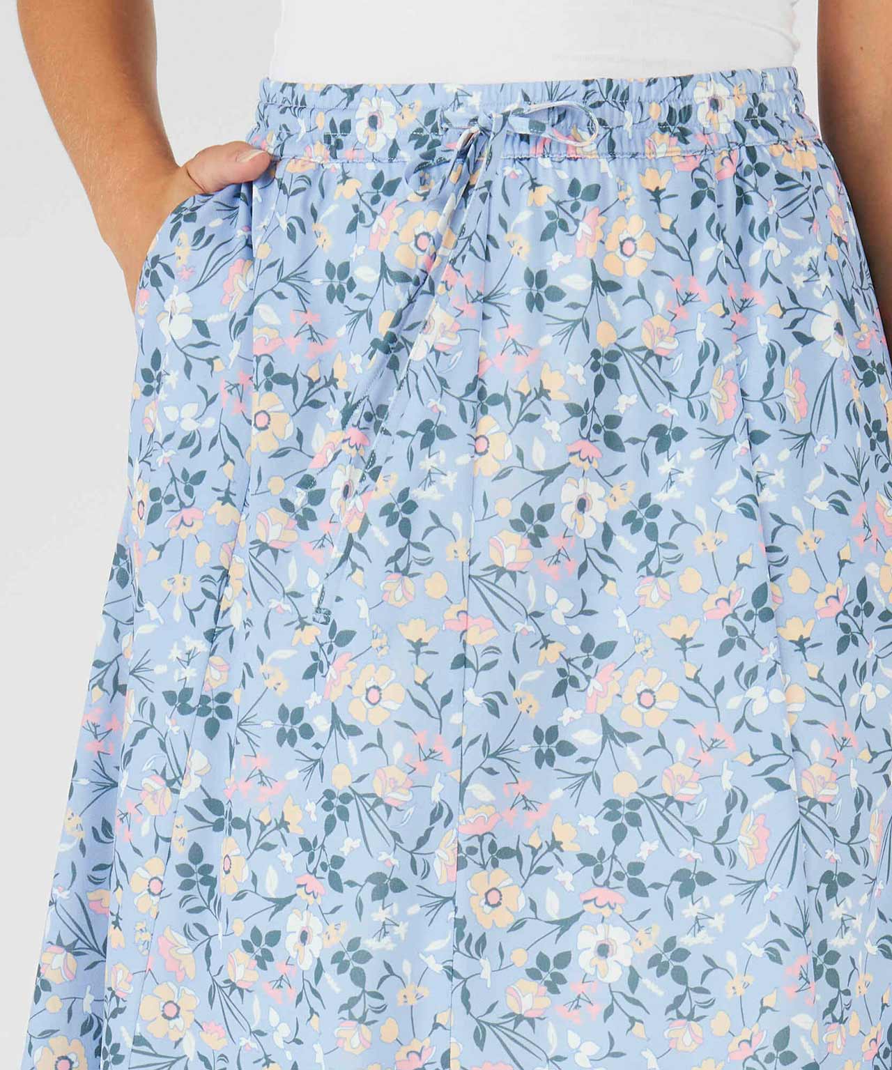 Print Jersey Skirt