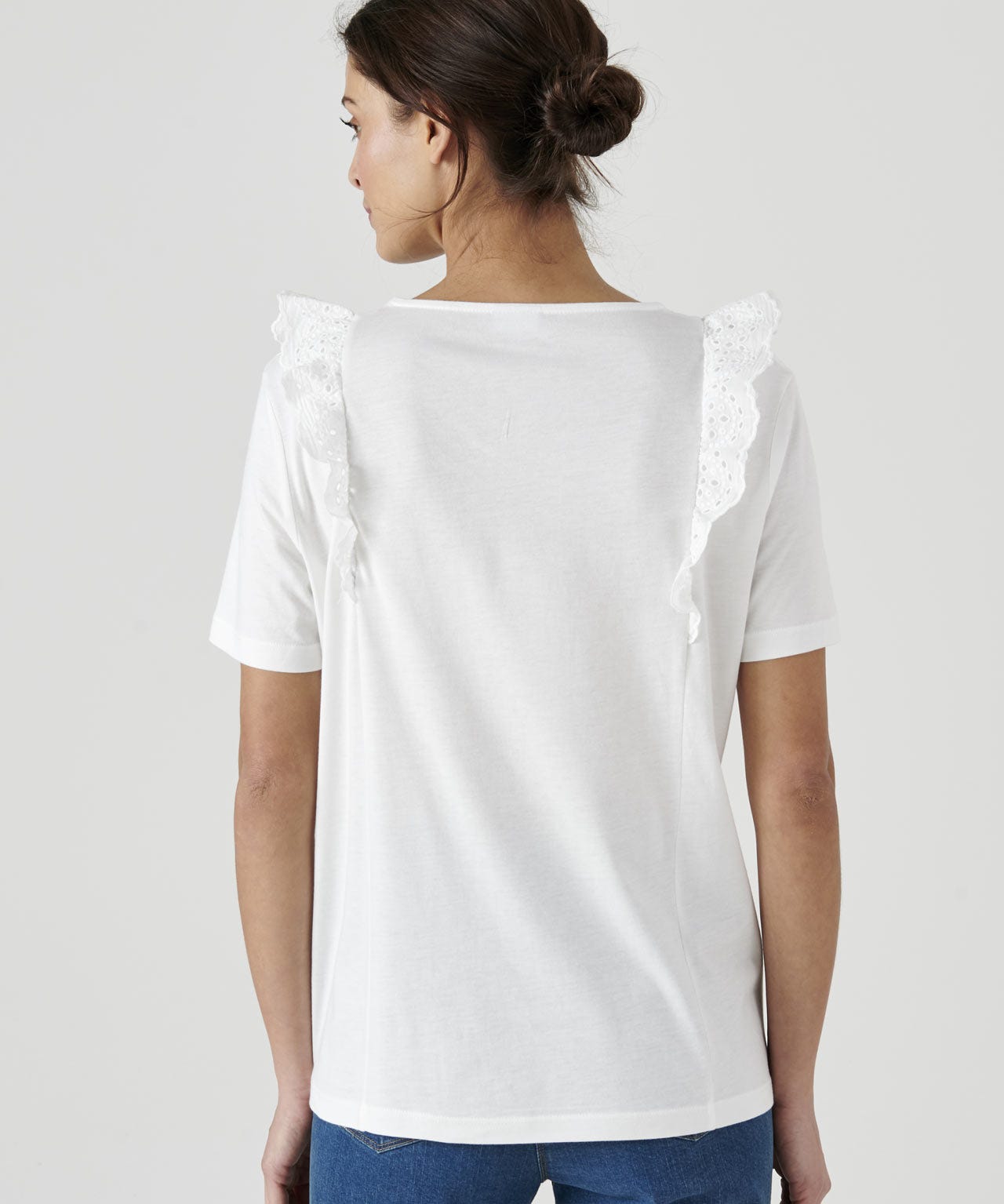 Frill Trim T-shirt