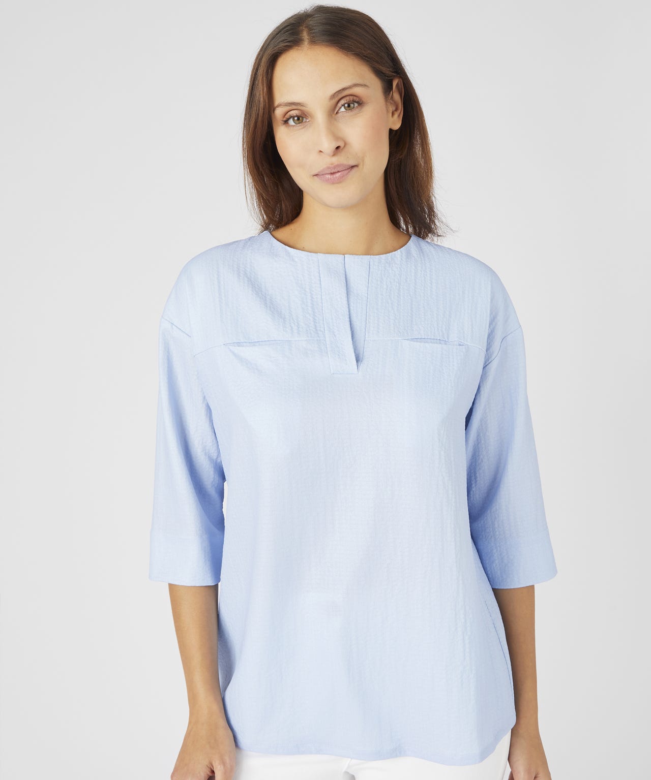 Damart Women's Mid Blue Blouse