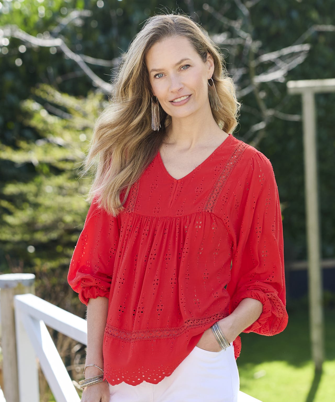 Broderie Anglais Blouse