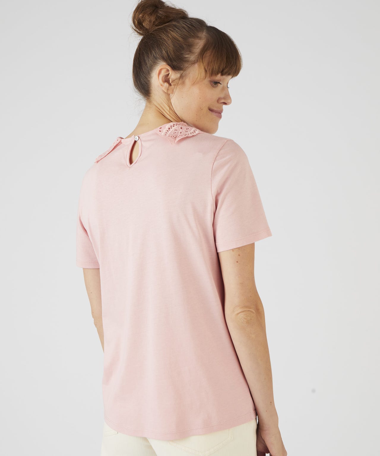 Collar Detail T-shirt