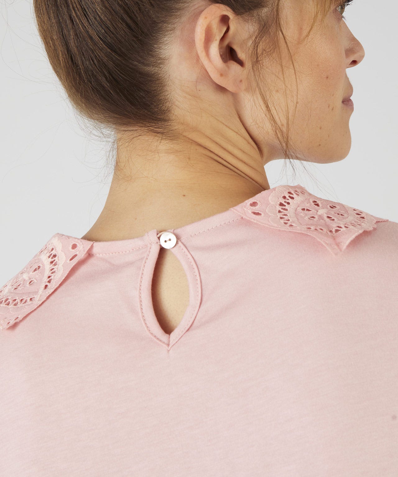 Collar Detail T-shirt