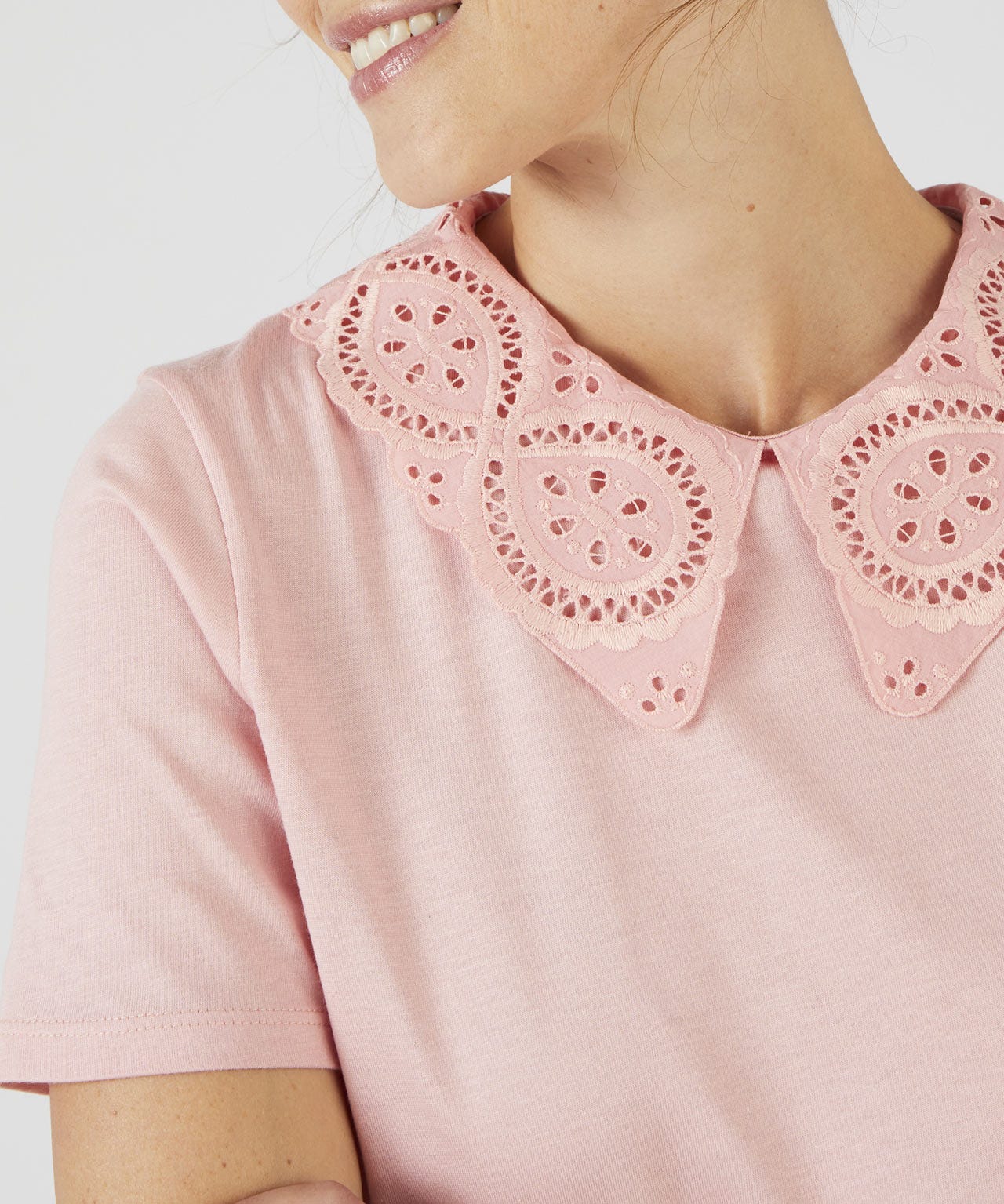 Collar Detail T-shirt