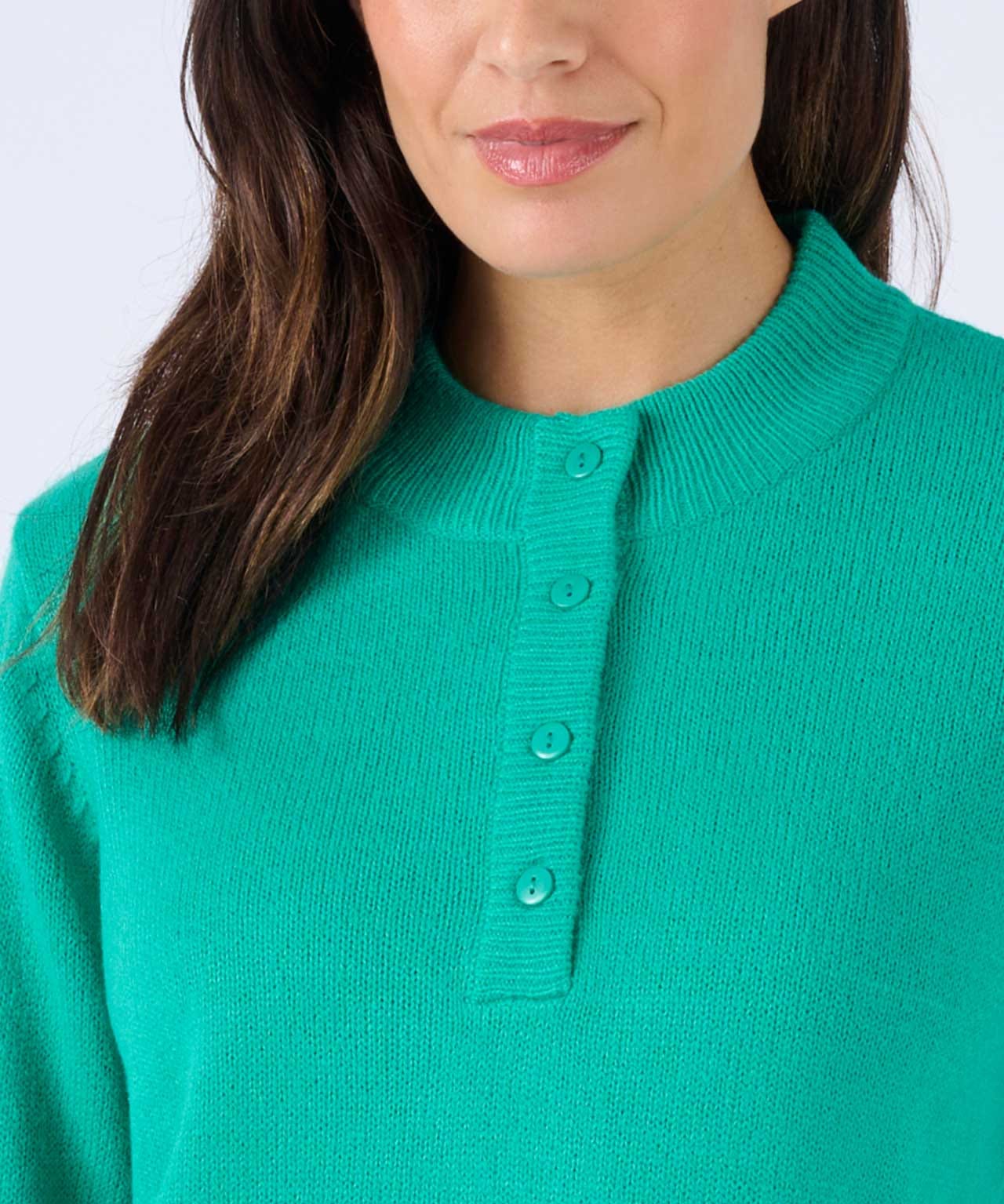 Button-neck Jumper