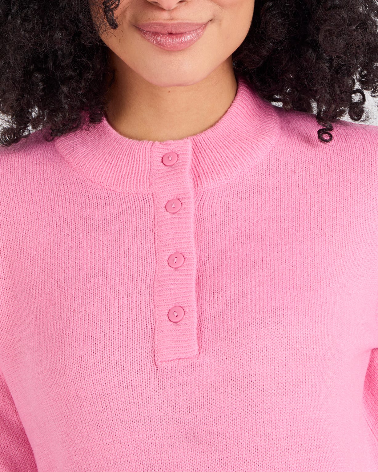 Button-neck Jumper