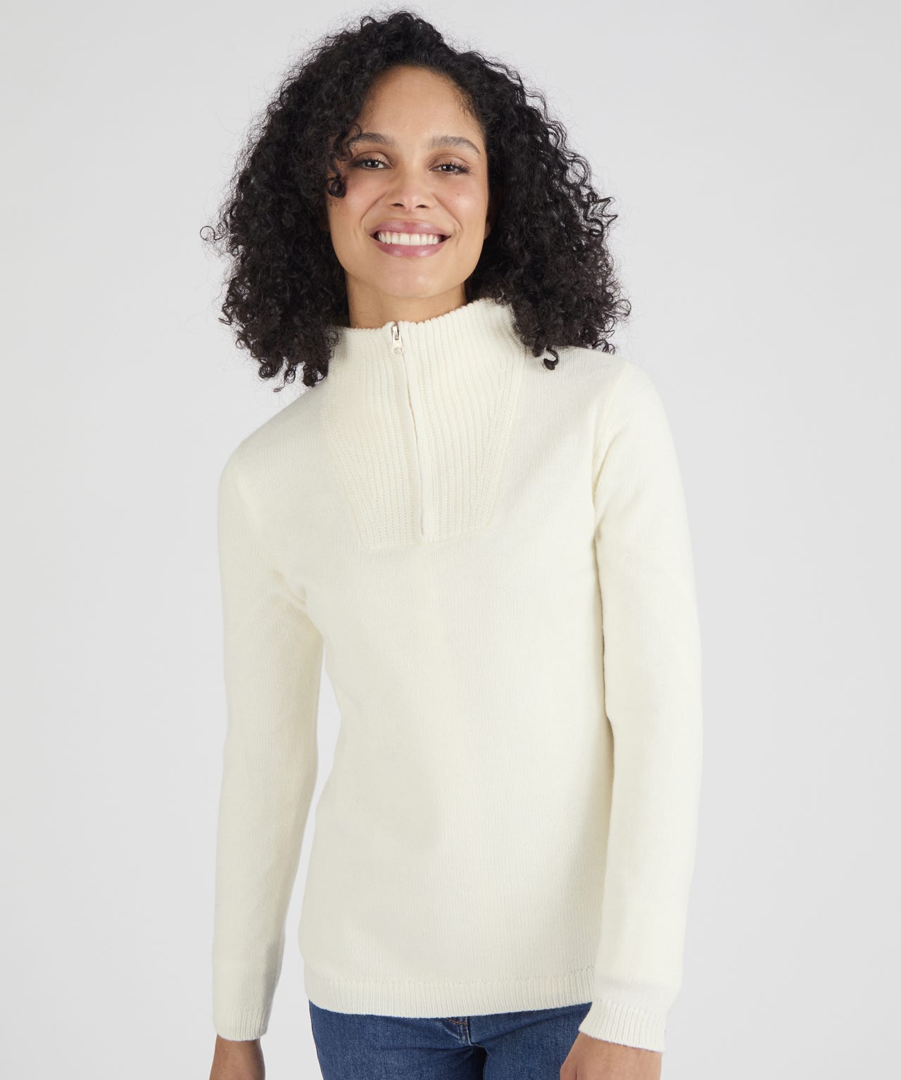 High-neck Jumper