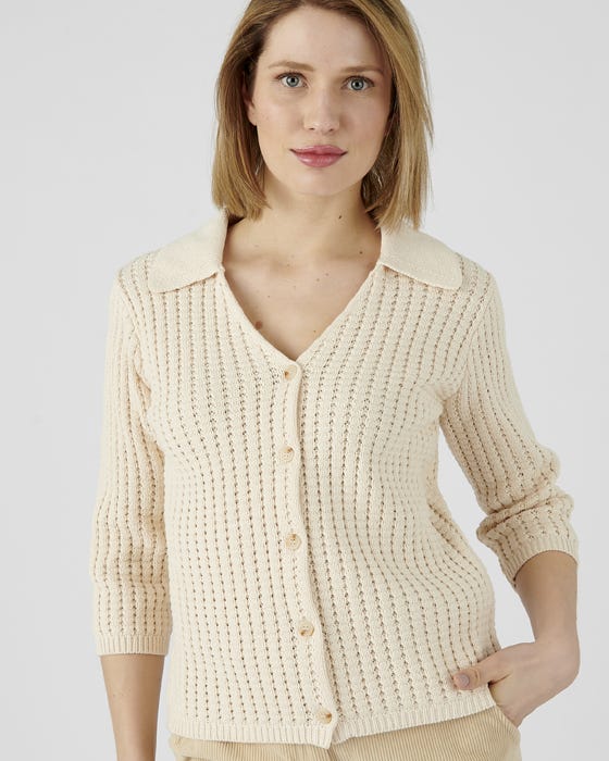 Collared Cardigan