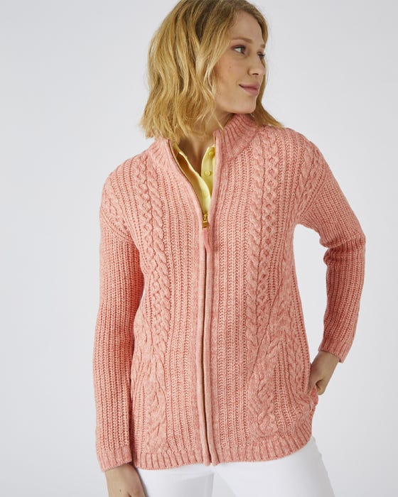 Toasty Thermal Zip Cardigan 